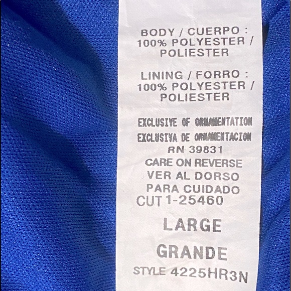 Blue Sequin Hearts dress - Picture 5 of 8